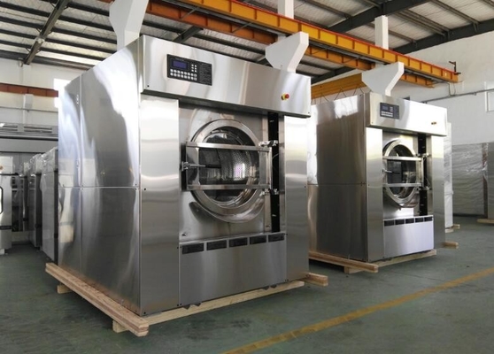 Hotel Heavy Duty Washing Machine , Front Loading Industrial Clothes Dryer